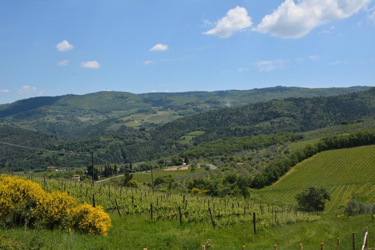 Rosso Del Chianti Bed & Breakfast Panzano in Chianti Bagian luar foto